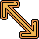 multimedia,arrows,multimedia option,orientation,directional,double arrow,diagonal arrow